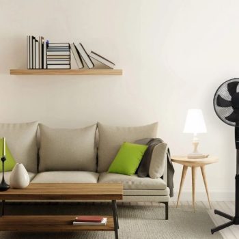 Podni Ventilator Powermat Black 6