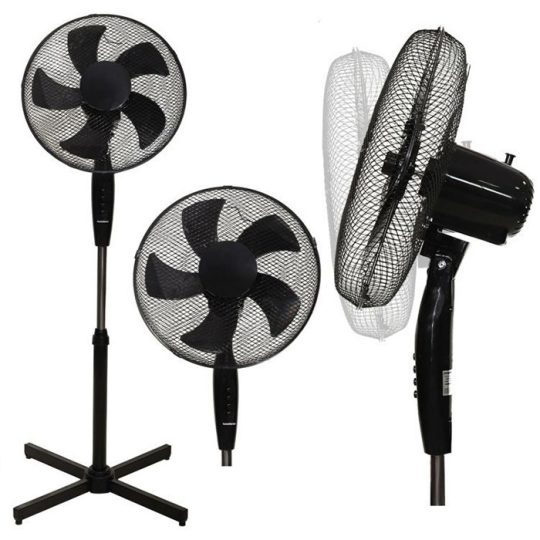 Podni Ventilator Powermat Black