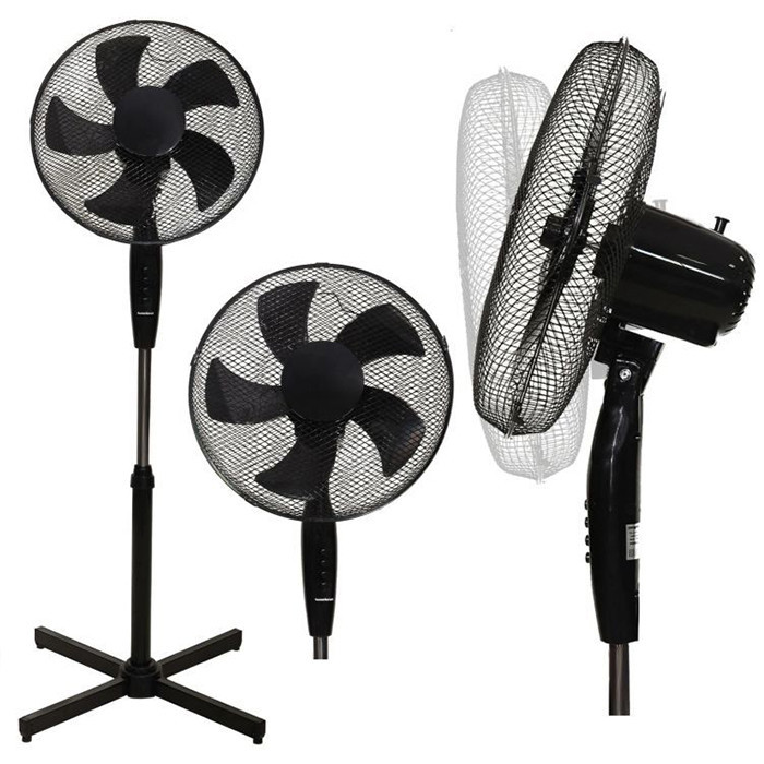 Podni Ventilator Powermat Black