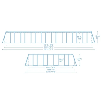 Bazen S Okvirom 956 X 488 X 132 Cm 11 U 1 Bestway 561kj 4