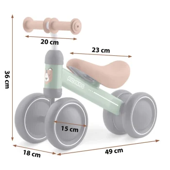 Dječja Bicikl Guralica Ricokids Bear 3