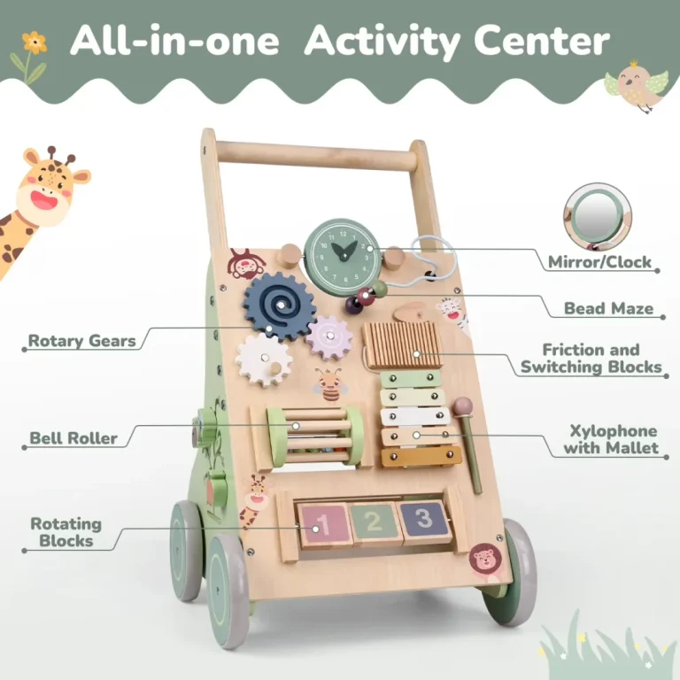 Dječja Drvena Hodalica Montessori Jungle 4