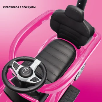 Dječja Guralica Mercedes C63 3u1 Pink 2