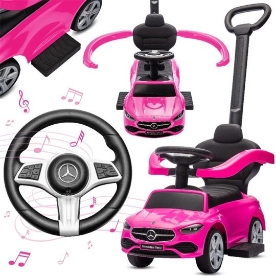 Dječja Guralica Mercedes C63 3u1 Pink
