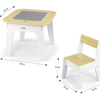 Dječji Set Stol I Stolica Olaf Wood 8