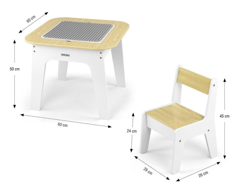 Dječji Set Stol I Stolica Olaf Wood 8