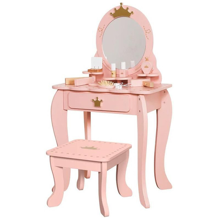 Dječji Toaletni Stolić Sa Ogledalom Rose Queen