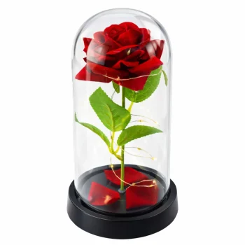 Kristalna Ruža U Kupoli S Led Rasvjetom Gift Of Love 1