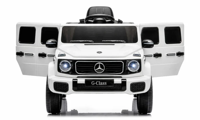 Mercedes G580 Bijeli Licencirani Auto Na Akumulator 1