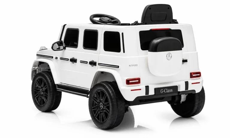 Mercedes G580 Bijeli Licencirani Auto Na Akumulator 3