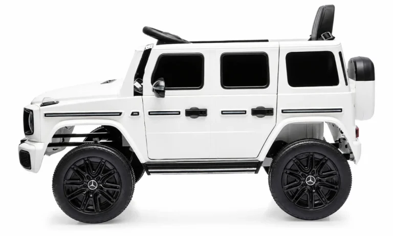 Mercedes G580 Bijeli Licencirani Auto Na Akumulator 4