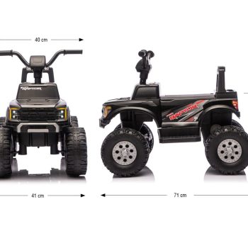 Quad Na Akumulator Ford Raptor F 150 Black 8