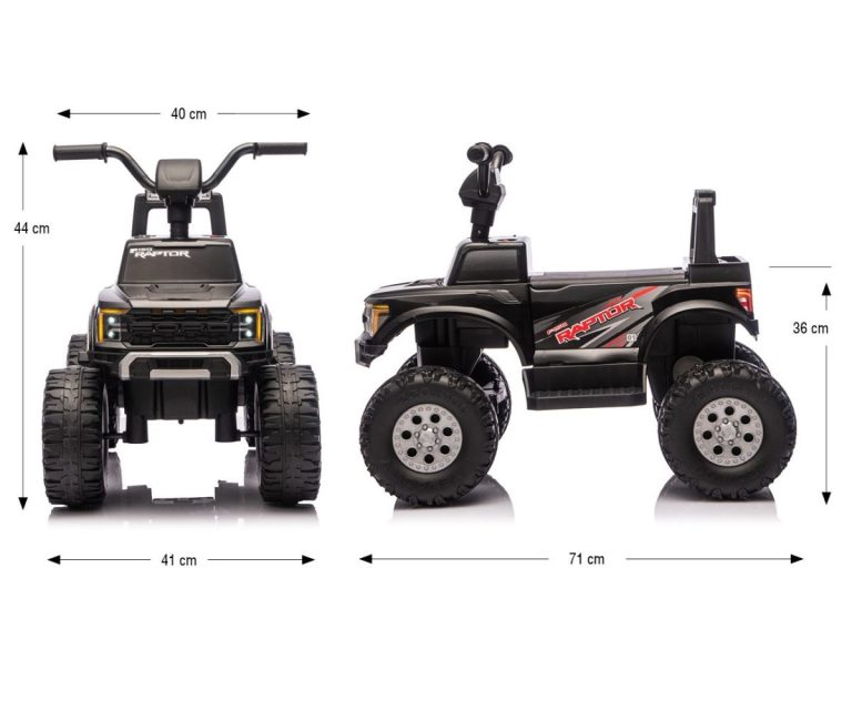 Quad Na Akumulator Ford Raptor F 150 Black 8