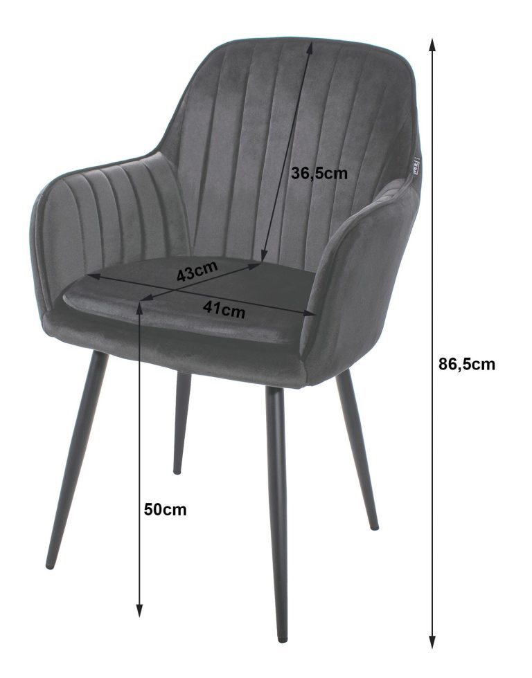 Stolica Lugo Velvet Beige 4