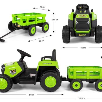 Traktor Na Akumulator Zeleni Rolly 9
