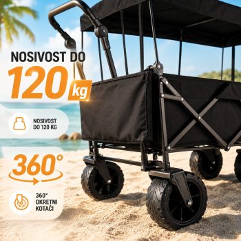 Univerzalna Sklopiva Transportna Kolica 100l Pikaboo 4