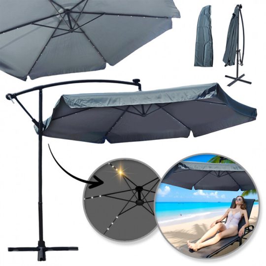 Vrtni Suncobran S Rasvjetom 350cm Sunny Nights