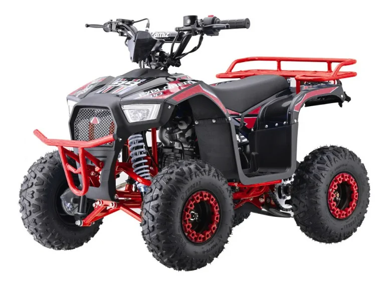 110cc Explorer Crveni Benzinski Quad 1