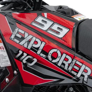 110cc Explorer Crveni Benzinski Quad 23