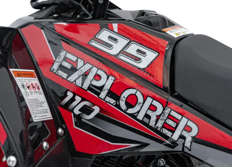 110cc Explorer Crveni Benzinski Quad 23