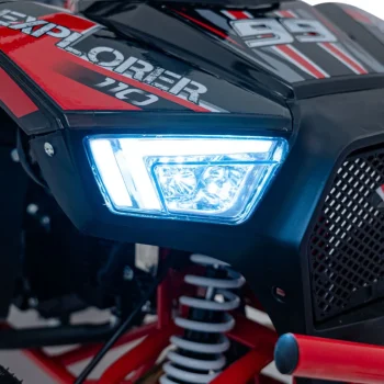 110cc Explorer Crveni Benzinski Quad 24