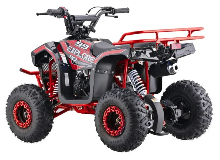 110cc Explorer Crveni Benzinski Quad 3