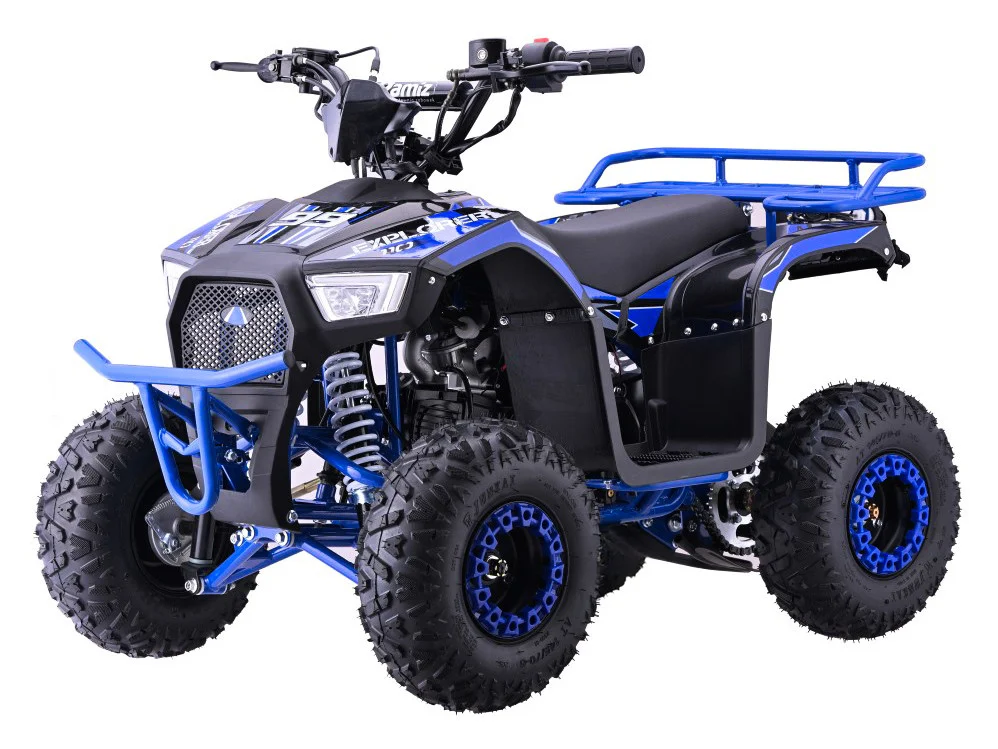 110cc Explorer Plavi Benzinski Quad 1