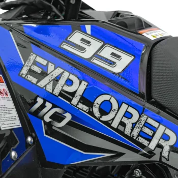 110cc Explorer Plavi Benzinski Quad 19