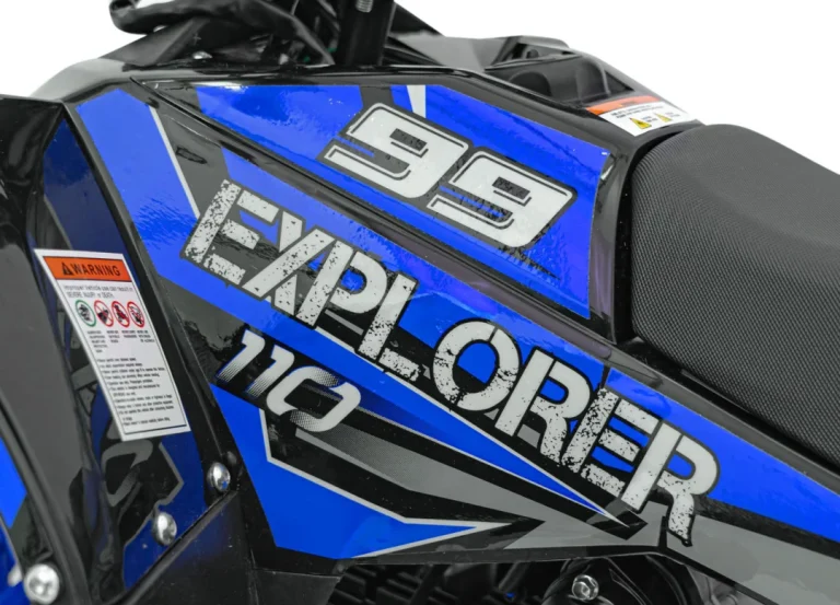 110cc Explorer Plavi Benzinski Quad 19