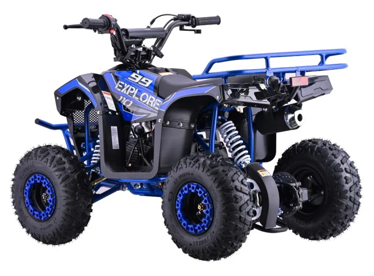 110cc Explorer Plavi Benzinski Quad 3