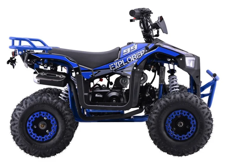 110cc Explorer Plavi Benzinski Quad 4