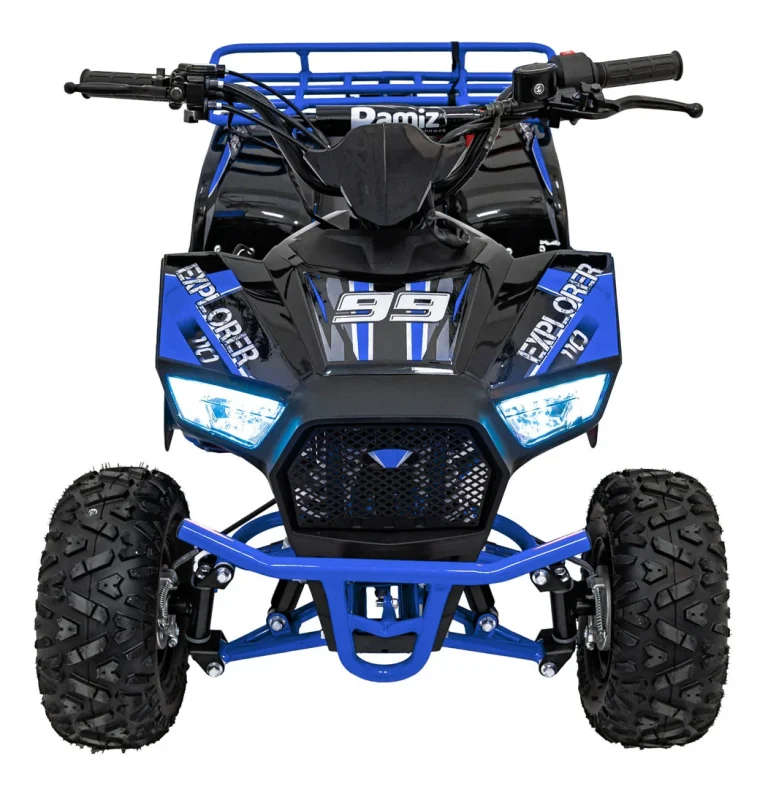 110cc Explorer Plavi Benzinski Quad 6