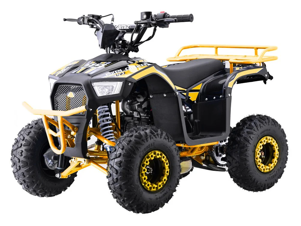 110cc Explorer žuti Benzinski Quad 1