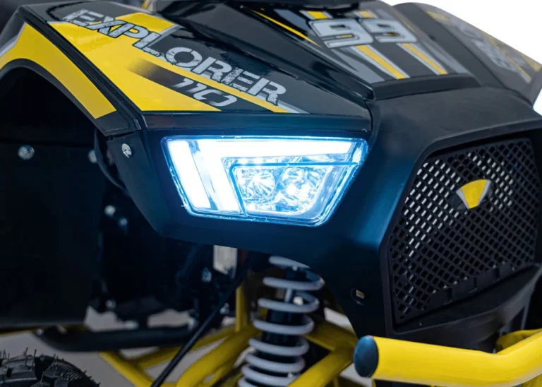 110cc Explorer žuti Benzinski Quad 24