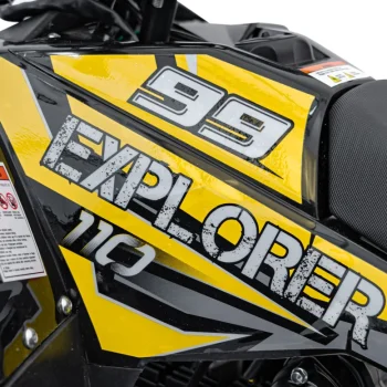 110cc Explorer žuti Benzinski Quad 25