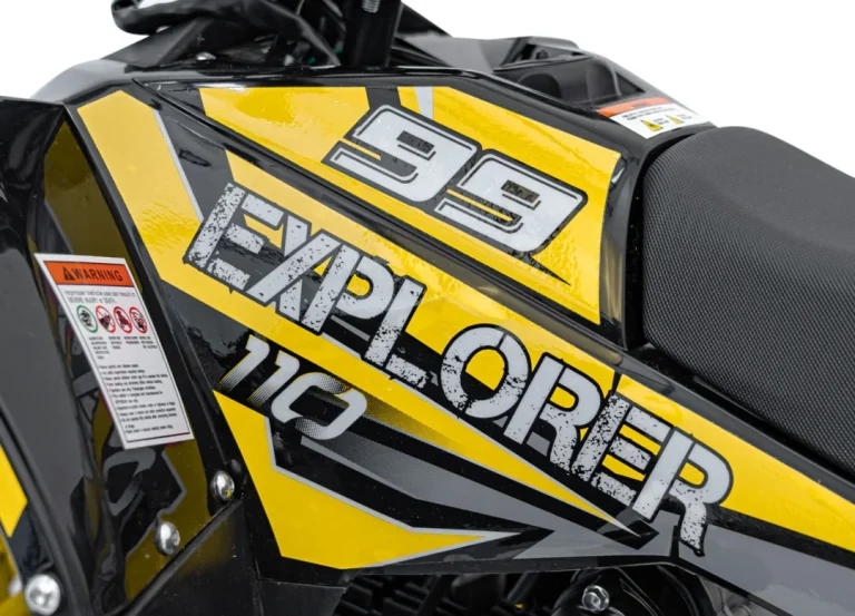 110cc Explorer žuti Benzinski Quad 25