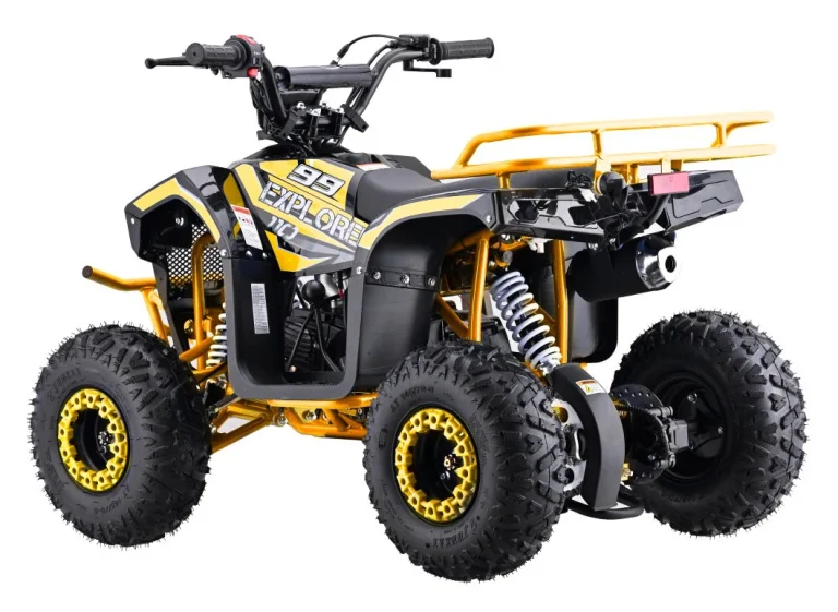 110cc Explorer žuti Benzinski Quad 3