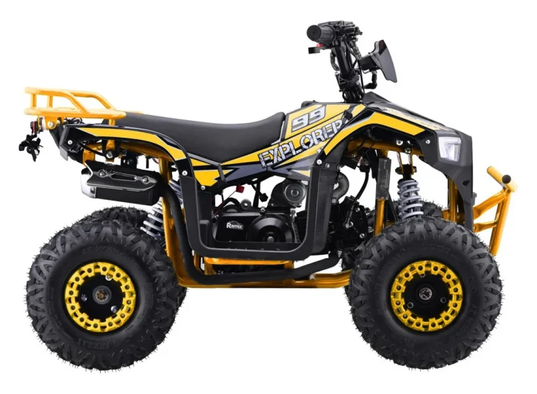 110cc Explorer žuti Benzinski Quad 4