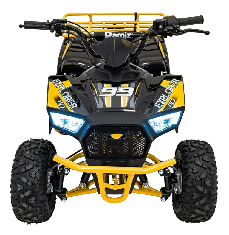 110cc Explorer žuti Benzinski Quad 6
