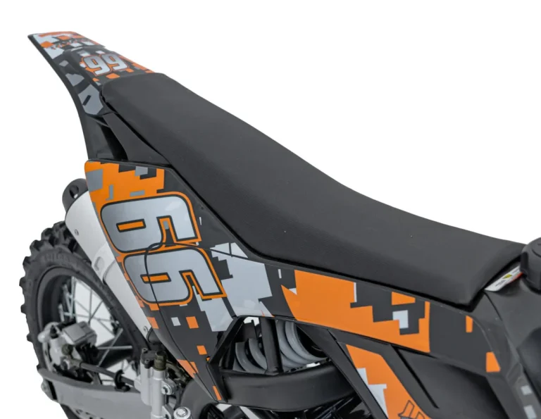 110cc Immortal Narančasti Benzinski Cross Motor 7