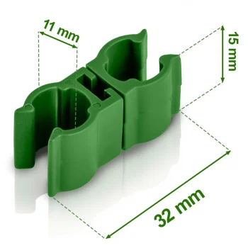 11mm Dvopolni Konektori Za Biljke Rajčice Plonos Pl 941 Zeleni 10 Kom 7