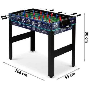 12 U 1 Višenamjenski Stol Za Igre 106x59x90 Cm Ns 801 Crni 13