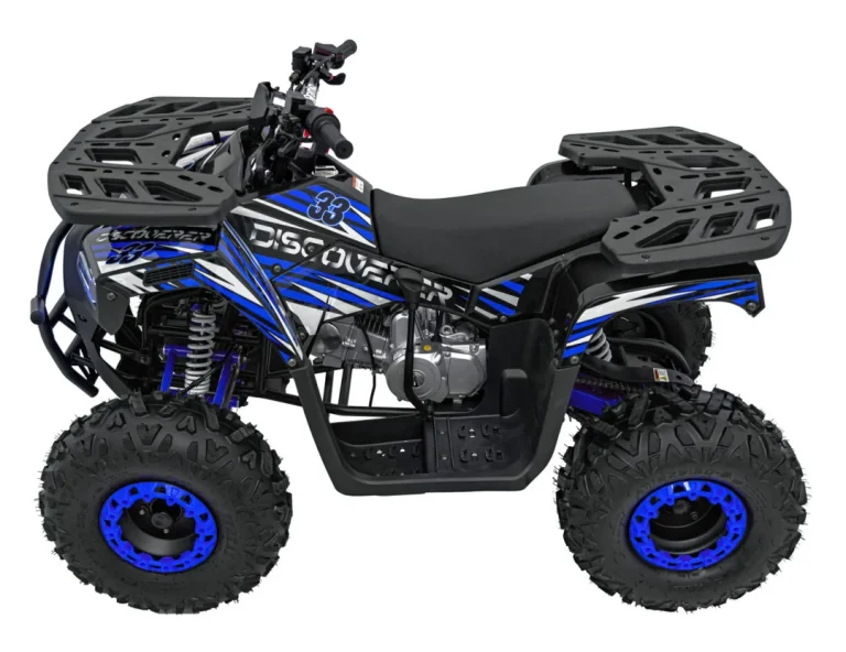 125cc Discoverer Plavi Benzinski Quad 8