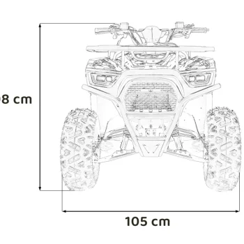 125cc Discoverer Zeleni Benzinski Quad 2