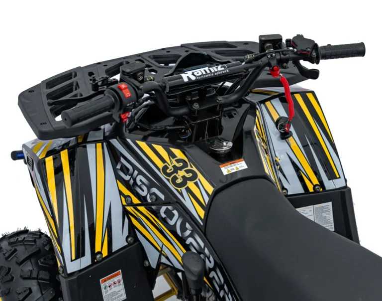 125cc Discoverer žuti Benzinski Quad 16