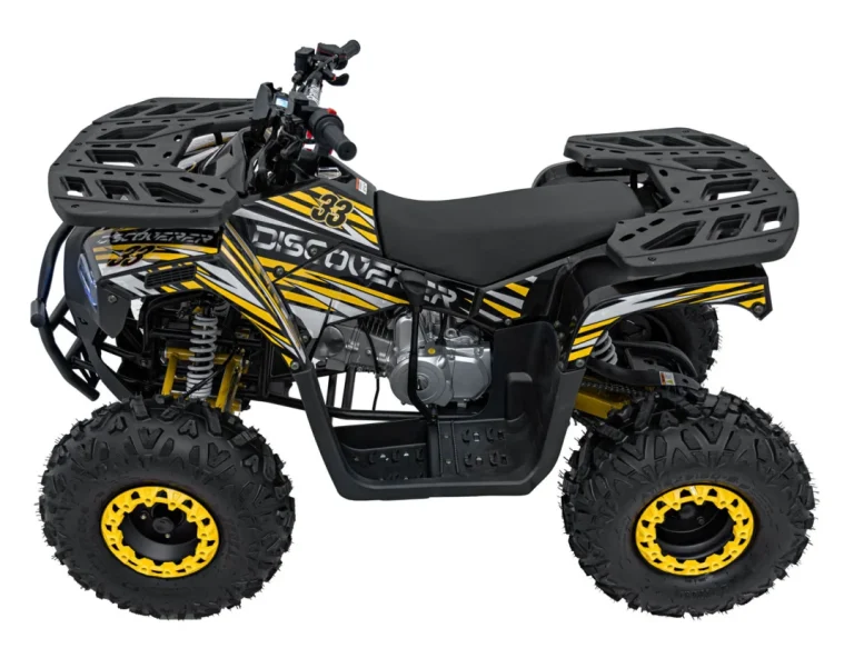 125cc Discoverer žuti Benzinski Quad 8
