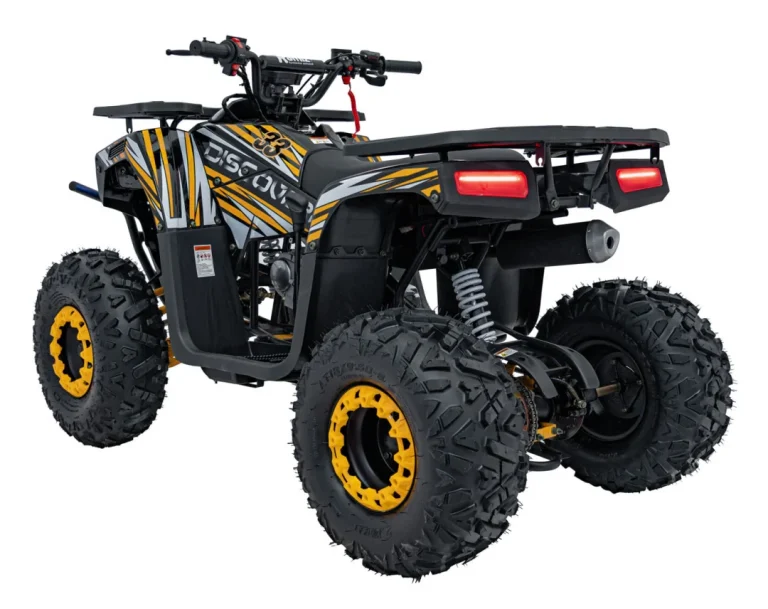 125cc Discoverer žuti Benzinski Quad 9