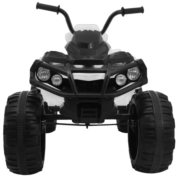 2.4ghz Punjivi Quad Atv Za Djecu Bijeli + Daljinski Upravljač + Eva Kotači + Mp3 Radio + Spori Start, Bijela 3
