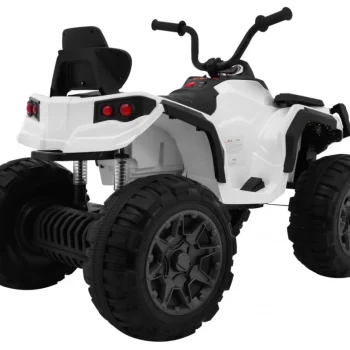 2.4ghz Punjivi Quad Atv Za Djecu Bijeli + Daljinski Upravljač + Eva Kotači + Mp3 Radio + Spori Start, Bijela 4