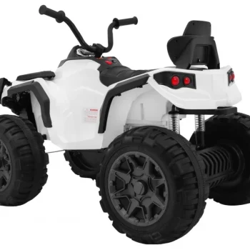 2.4ghz Punjivi Quad Atv Za Djecu Bijeli + Daljinski Upravljač + Eva Kotači + Mp3 Radio + Spori Start, Bijela 6